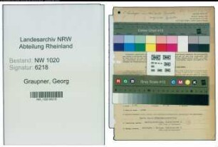 Entnazifizierung Georg Graupner , geb. 20.11.1897 (Bankangestellter)