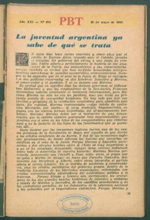 La juventud argentina ya sabe de qué se trata