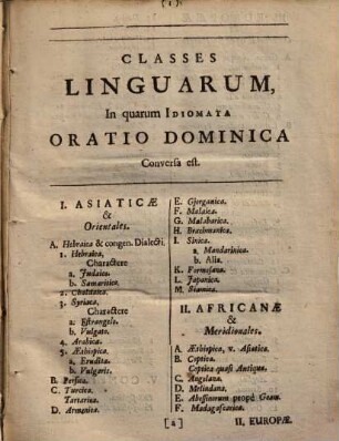 Oratio dominica plus centum linguis, versionibus, aut characteribus reddita et expressa