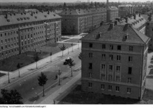Dresden, Südviertel, Wiederaufbau, Oktober 1954