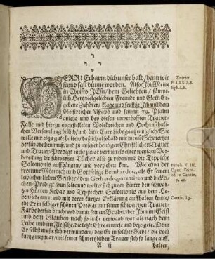 [Christliche Leich-Predigt.]