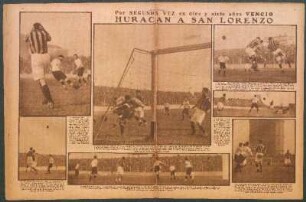Por segunda vez en diez y siete años vencio Huracan a San Lorenzo [Fotografías]