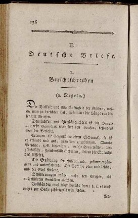 1. Berichtschreiben