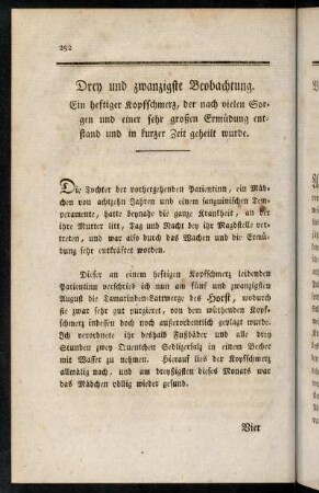292-301, Drey und zwanzigste - Sechs und zwanzigste Beobachtung.