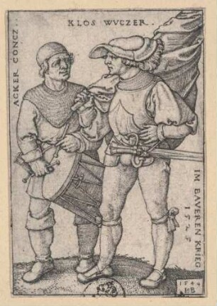 Fähnrich und Trommler