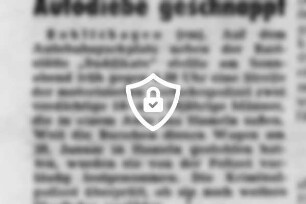 Autodiebe geschnappt