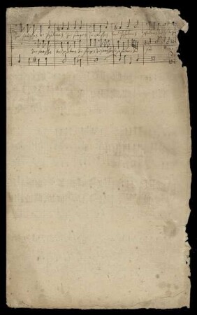 Partitur Cantus 1, Cantus 2 und Bassus cont.