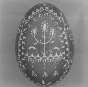 Ostereier : Oberlausitz. Verziertes Osterei