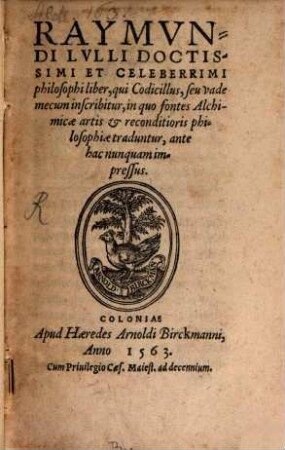 Liber qui Codicillus seu Vademecum inscribitur