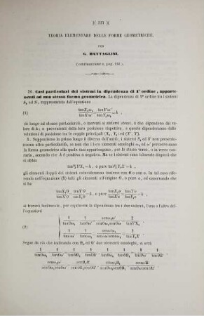 Teoria elementare delle forme geometriche.