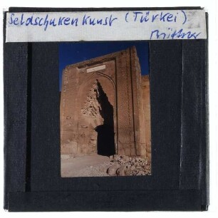 Türkei, unbekanntes Bauwerk,Türkei, unbekanntes Werk aus der Seldschukendynastie