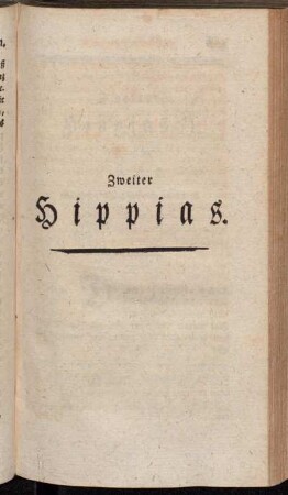 Zweiter Hippias.
