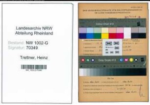 Entnazifizierung Heinz Trettner, geb. 19.09.1907 (Angest.)
