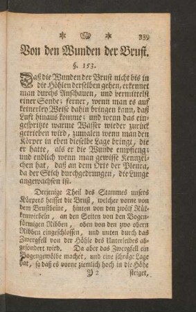 Von den Wunden der Brust