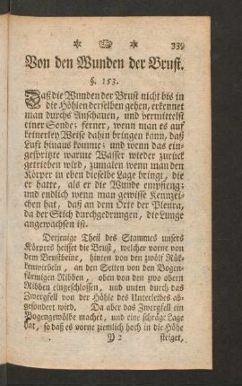 Von den Wunden der Brust