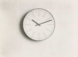 Wanduhr Modell "32/0351" von Max Bill