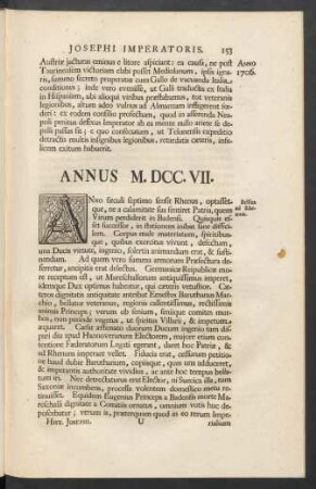 Annus M.DCC.VII.