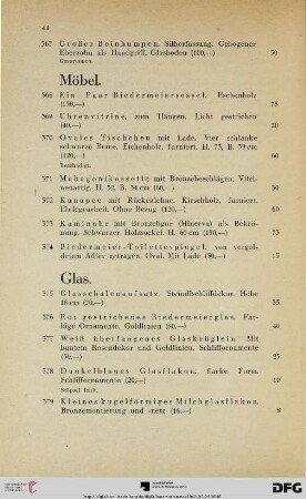 Möbel (Nr. 368-374)