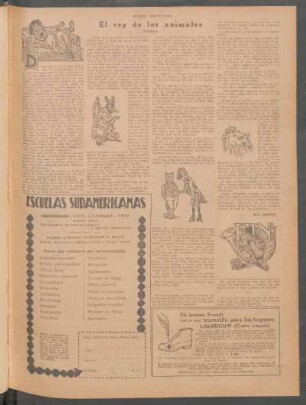 El rey de los animales : Fábula