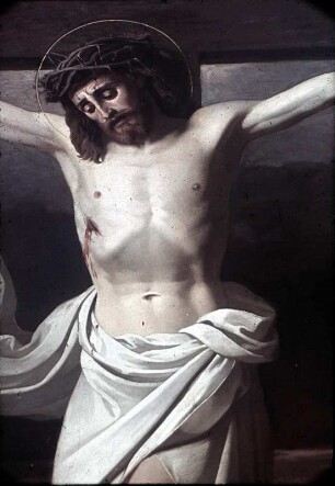 Jesus stirbt am Kreuz