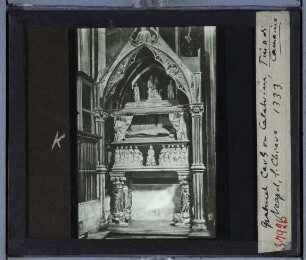 Neapel, S. Chiara,Basilika Santa Maria Novella : Grabmal Herzog Karls von Kalabrien