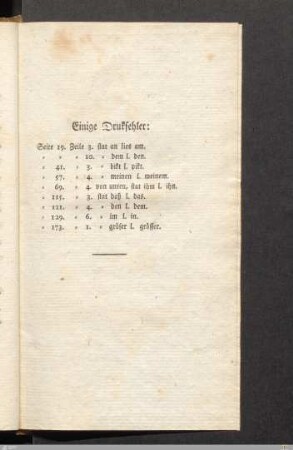 Einige Drukfehler: