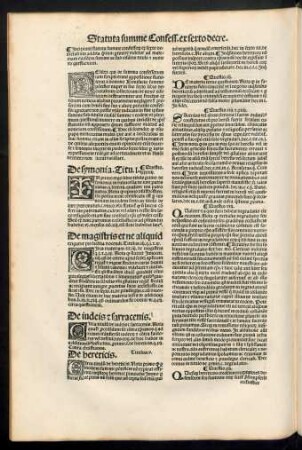 Incipiunt statuta summe confessorum ex sexto decretalium ...