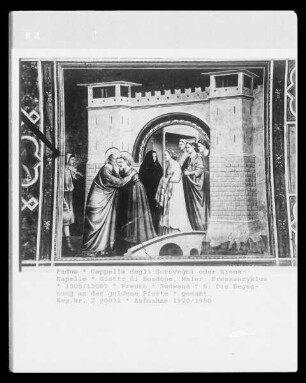 Marien- und Christusleben, Jüngstes Gericht, Allegorien der Tugenden und Laster — Marien- und Christusvita — Die Begegnung an der Goldenen Pforte