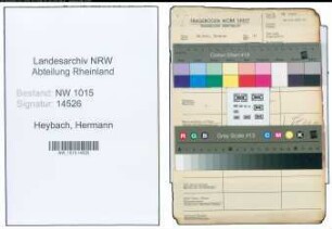 Entnazifizierung Hermann Heybach , geb. 00.00.0000 (Kaufmaennischer Angestellter)