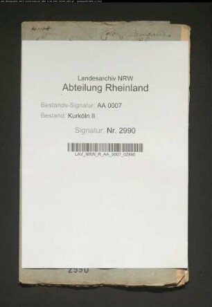 Verzinsung der auf den kurfürstlichen Gefällen haftenden Kapitalien