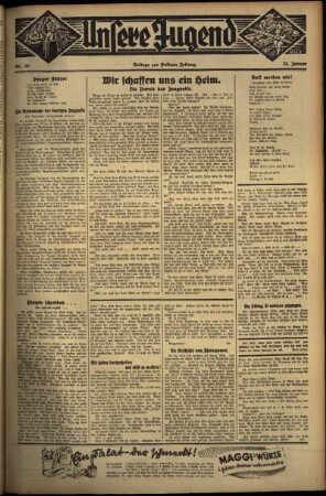 Zweite Ausgabe vom Mittwoch, den 23. Januar 1935.