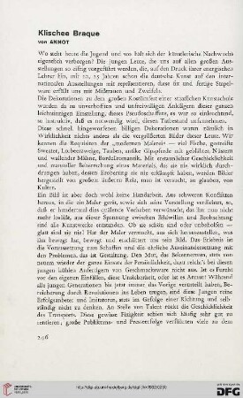 Klischee Braque