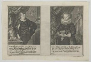 Bildnis des Joseph Furtenbach und Bildnis der Helena Furtenbach