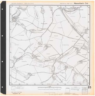Deutsche Grundkarte, Blatt Hasselbeck Ost, 1963