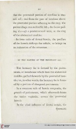 Of the nature of the Heriary sac