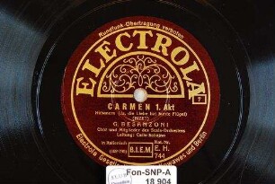Carmen : 1. Akt; Habanera (Ja, die Liebe hat bunte Flügel) / (Bizet)