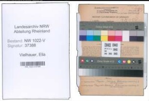 Entnazifizierung Ella Vielhauer , geb. 10.04.1901 (Stadtassistentin)