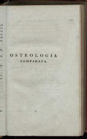 Osteologia Comparata