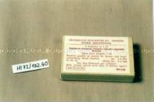 Verpackung für Diphtherie-Pertussis-Tetanus-Adsorbat-Impfstoff