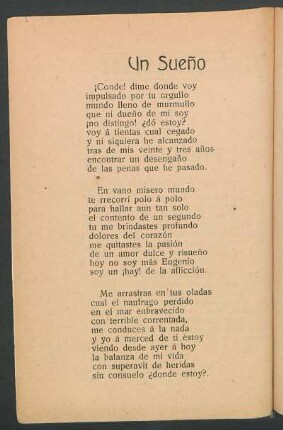 Un sueño