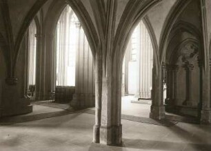 Meißen, Dom, Blick ins Hauptschiff von der Südecke des Lettners