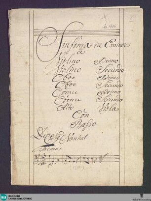 Symphonies - Don Mus.Ms. 1986 : e; BryVa e2