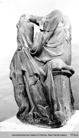 Sitzende Madonna mit Kind - Madonna (wahrscheinlich mit einer Darstellung Heinrichs VII. und der Personifikation Pisas eine Gruppe bildend)