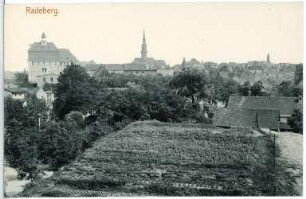 Radeberg. Blick auf Radeberg