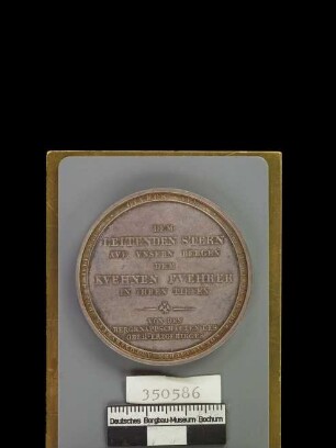 Medaille Freiherr von Herder, Königlich Sächsischer Oberberghauptmann