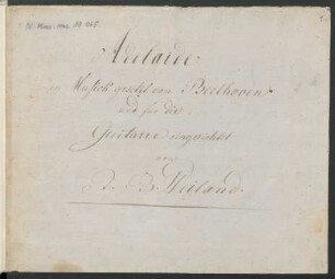Adelaide; V, guit; A-Dur; LvBWV op. 46; KinB op. 46; op. 46