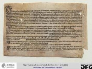Ablassbrief von 1487