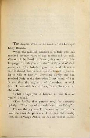 The black robe, 1