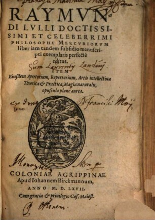 Mercuriorum liber