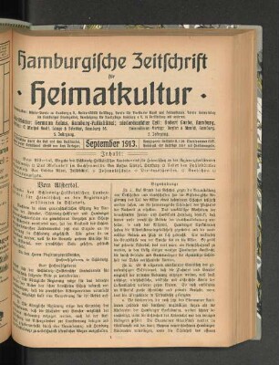 5. Jahrgang, September 1913.